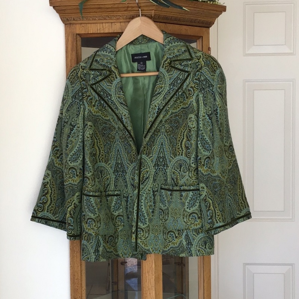 Classic paisley dress jacket